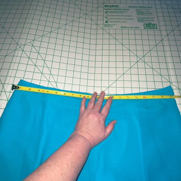 Turquoise/aqua formal 3 pc set, with silver geometric beading design, NWT, Sz 1X - Picture 14 of 16